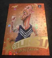 2018 AFL Select Footy Stars Orange Starburst CAM MCCARTHY SP23 Starter Pack