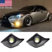 2pcs JDM Yellow LED Fog Light Kit Projector For 2014-2016 Lexus IS350 F-Sport (for: Lexus)