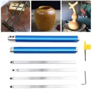Wood Turning Tool Set Carbide Tipped Lathe Finisher/Rougher/Hollower Tool Set