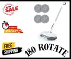 Cordless Electric Mop, Dual Motor Powerful Spin Mop 2000 mAh, Floor Polisher