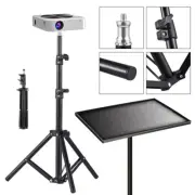 DVD Projector Laptop DJ Tripod Stand Adjustable Height 15-47 in with Tripod Tray
