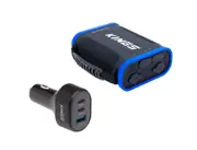 Kings 24Ah Lithium Portable Power Pack + 85W USB Car Charger- 12V & 24V