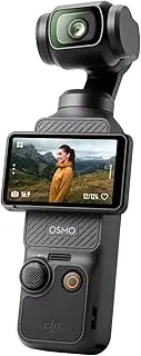 [DJI] Osmo Pocket 3, Vlogging Camera with 1'' CMOS and 4K/120fps Video, 3-Axis Stabilization, Fast Focusing, Face/Object Tracking, 2" Rotatable Touchscreen, Digital Camera for Photography, YouTube