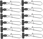 Gatuida Stainless Steel Fishing Clips Set 30pcs Professional Lock Snaps Daily Use Fishing Snaps for Freshwater/Saltwater for Fishermen
