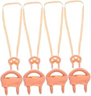 8pcs Swimming Nose Clip Accessories Heater Replacement Nozzle Nose Waterproof Nose Clips Nose Plugs for Swimming Universal Heater Swimming Nose Protectors Beige Emulsion