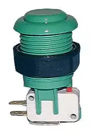 Philmore 30-784 Arcade Video Game Button with Momentary Switch - GREEN