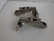 (2) Blum 71T6640B CLIP Top Partial Overlay Cabinet Door Hinge, Self Close