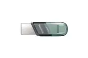 SanDisk iXpand Flip 256GB USB Flash Drive Gray. Silver [SDIX90N-256G-GN6NE]