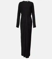 [The Row] The Row Anselm jersey maxi dress AU 10 black