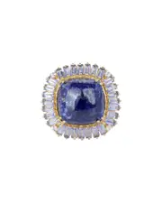 Tiramisu Silver 10.15 ct. tw. Gemstone Ring