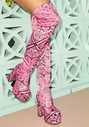 [Sugar Thrillz] Candy Bandit Thigh High Boots