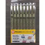 藝城美術~日本 SAKURA 櫻花01 PIGMA MICRON 筆格邁 彩色代針筆 8色入 01