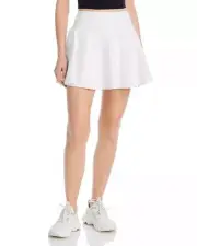 NWT Beyond Yoga Spacedye Hot Shot Circle Skort Sz L White Pull On Stretch