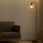 Floor Lamp Light Stand Modern Home Living Room Office Reading Glass Shade
