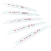 Reciprocating Saw Blades - 150mm / 5-8TPI (Packs of 5)