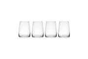 4pc Mikasa Palermo Stemless Wine Glass Drink Tableware Dining Set, 350ml