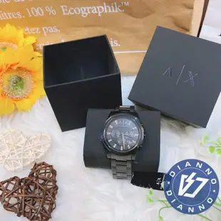 發票含保固免運 帝安諾實體店面ARMANI EXCHANGE AX 不鏽鋼鑽石切面 AX2093 水鑽 三眼多功能腕錶