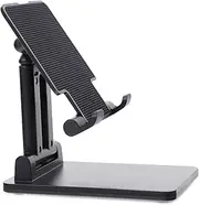 Foldable Phone Stand Desktop Cell Phone Holder with Sturdy Base for Comfortable Viewing Angle Compatible with All Smartphones and Tablets for