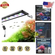 Full Spectrum LED Aquarium Light for 47-57 Inch Tanks with Extendable Brackets