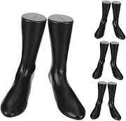 Hohopeti 4pcs Sock Foot Display Model Female Shoe Mannequin Stand for Socks Shoes Sturdy for Fashion Boutiques Supermarkets