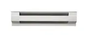 Cadet 09950 White Powder Coated Baseboard Electric Wall Heater 100 sq. ft.