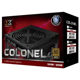 【Xigmatek 富鈞】Colonel 600W 80+銅牌(電源供應器)