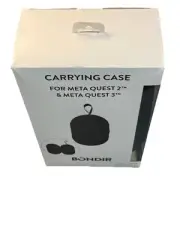 Bondir Carrying Case for Meta Quest 2 and Meta Quest 3 Softshell Shock Absorbent