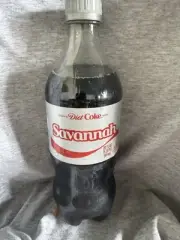 Share a Coke with Savannah 2025 Personalized Gift Coca Cola Bottle 20oz Diet