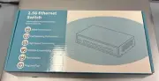 8-Port 2.5G Gigabit Ethernet Switch, 8X 2.5G RJ45 Ports and 1x 10G SFP Port,