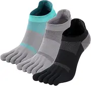 TRIWONDER Split Toe Socks 3 Pairs Five Finger Socks Running Socks Sport Toe Sock for Men Women