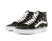 Vans Sk8-Hi ( Vans Logo ) Black/True White Size 7 Mens & 8.5 Women’s