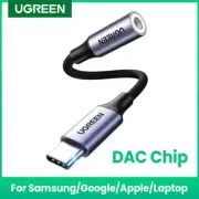 Ugreen USB Type-C to 3.5mm Headphone AUX DAC Audio Adapter for iPhone 15 S25 S24