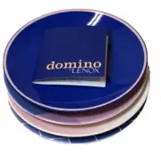 Domino By Lenox Optique Multicolored Assorted Set Of 4 Tidbit Plates 6”D B/N