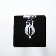 5 Pieces Square Pipe Wall Covers Plumbing Cover Plates Square Shower Flange Rosette Plate Wall Split Pipe Flange Cover Plate for Fixed Shower Head Faucet Standard (32mm)
