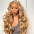 women Honey Blond Lace Front Wig 13x4 Colorful Lace Front Wig Female 26inch