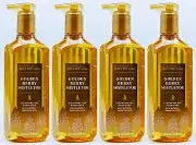 4 Bath & Body Works GOLDEN BERRY MISTLETOE Cleansing Gel Hand Soap 8.0 oz