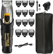 Wahl Extreme Grip Beard Trimmer, Beard Trimmer for Men, Stubble Cutter, Cordless Trimmer, Men's Grooming Kit, Beard Care for Men, Precision Cutting Blades