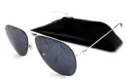 RARE NEW Genuine DIOR HOMME 0205S Palladium Black Mirror Pilot Sunglasses 84J MD