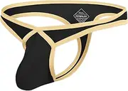 ZAIGGUT Mens Sexy Thong Pouch Underwear Low Rise T Back Male Sport G String