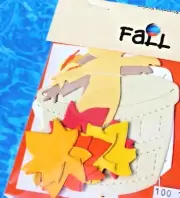 Fall Assortment Scrapbooking Die Cuts + Stickers, NIP FREE SHIP!