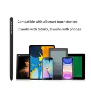 Ergonomic Grip Capacitive Phone Pens for Touch Screens Sensitivity