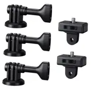(3+2) 1/4"-20 Tripod Mount Adapter + Action Camera Tripod Adapter 5 Adapter