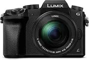 Panasonic LUMIX G DMC-G70MEG-K System Camera (16 Megapixels, OLED Viewfinder, 7.5 cm OLED Touch Screen, 4K Photo and Video) with Lens H-FS12060/F3.5-5.6/OIS Black
