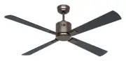 Smart Ceiling Fan with Remote Control Dc Fan Neo 132cm Bronze Black Teak