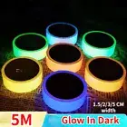 Luminous Tape Fluorescent Sticker Glow In Dark Self-adhesive Safety Warning