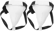 Happyyami Boxing Groin Protector for Men Sparring Gear Equipment Elastic Straps Comfortable Fit Taekwondo Groin Guard Cup