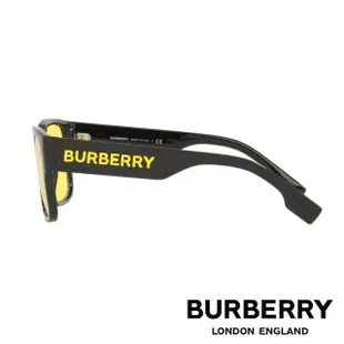 【BURBERRY 巴寶莉】膠框大logo太陽眼鏡(BE4358-300185 57mm)