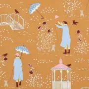 Quilting Patchwork Fabric TILDA Windy Days Walk Camel 50x55cm FQ