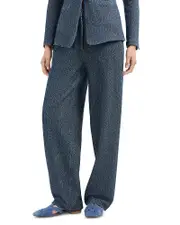 Emporio Armani Jersey Two Tone Chevron Trousers 48 IT/12 US