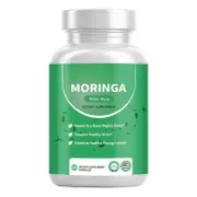 Rosabella Moringa Capsules - Pure Moringa Powder, Energy, Skin, Immune & Gut